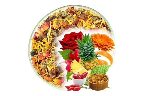 Herbata Owocowa FRUIT HEAVEN (50g) (OT) z Honeybush Słodko Kwaśny Łyk Natury